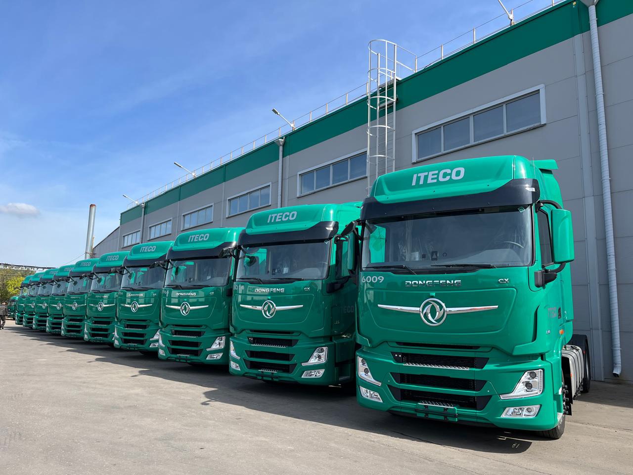 В 2024 году автопарк ITECO пополнили 600 тягачей-флагманов Dongfeng